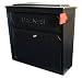 Townhouse Locking Wall Mount Mailbox - Black Townhouse Locking Wall Mount Mailbox - Black