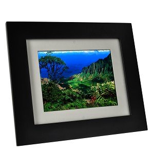 Pandigital Pan Touch PAN8002W02T 8-Inch Digital Picture Frame (Factory Refurbished) - Black