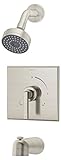 Symmons 3602-STN Duro Tub/Shower System with Lever Handle, Satin Nickel [並行輸入品]