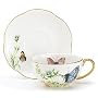 Wings Of Grace Porcelain Butterfly Teapot Teacup and Saucer Duo Beautiful Kitchen And Dining Decor