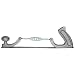 Nicholson Steel Adjustable Flexible File Holder No. 25 (Pack of 1)