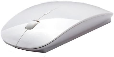 2.4GHz Slim Optical Wireless Mouse w/ USB Receiver For Laptop PC Macbook Pro Air White