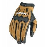 ICON ARC LEATHER GLOVES RED MD 3301-0982