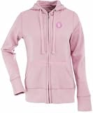 San Diego Padres Womens Zip Front Hoody Sweatshirt (Pink) - Small