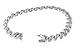 14K White Gold Diamond Cut San Marco Bracelet, 7.5, 8.0mm