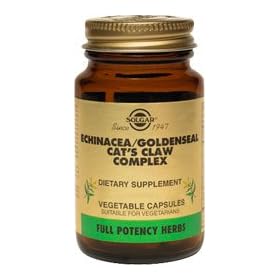 Solgar FP Echinacea/Goldenseal/Cat's Claw Complex Vegetable Capsules - 60 Vegicaps