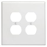 6 each: Leviton 2 Gang Oversized Wallplate (001-88116-000)