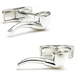 Tobacco Pipe Cufflinks - Connoisseur Themed Formal Wear - Cufflinks