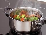 Rosenstein&Söhne NC-3106 Dampfgar-Einsatz für alle Töpfe von 18 bis 27 cm