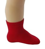 Ergee 01010 Basic Baby/Kleinkind Socke, Gr. 56-68, feuerrot