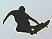 Skateboard Wall Art, Wood with Backlight, Black Finish. Handcrafted in the U.S.A.