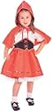 CHILD or TODDLER Deluxe Little Red Riding Hood Costume Complete with Cape! (socks, shoes not incl)