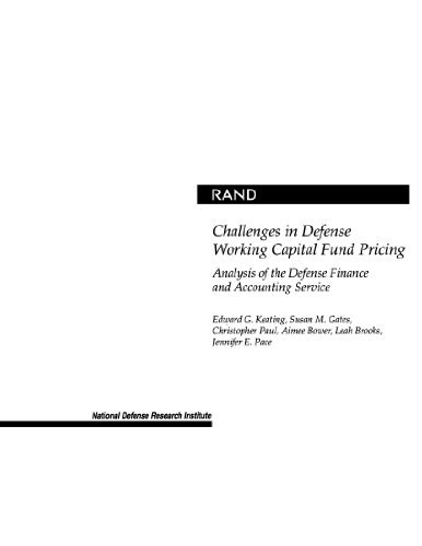 Challenges in Defense Working Capital Fund Pricing: Analysis of the Defense Finance and Accounting Service