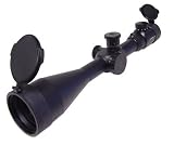 Ultra Low Light Varmint Rifle Scope 10-40x60mm 30mm tube Side focus with sun shade and Mil Dot illuminated Reticle.