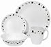Corelle Livingware Geometric 16-Piece Dinnerware Set, Service for 4