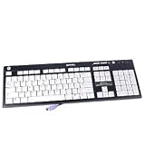 Compaq PS/2 104-key Silent Type Keyboard (Black/Gray)
