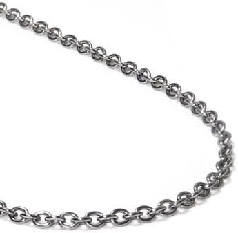 True Titanium 3MM Rolo Necklace Chain