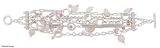 Pearl and rose quartz bracelet, 'Pink Contrasts' 1.6