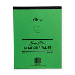 AMP22060C - Gold fibre canary quadrille glue top pad Image AMP22060C - Gold fibre canary quadrille glue top pad