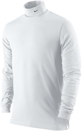 Nike Men's Polo Neck top (Large, White)