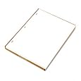 Wilson Jones 903-10 Looseleaf White Ledger Sheets for Minute Books, Unruled, Unnumbered, 11