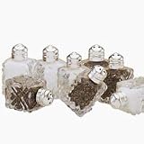 SET OF 8 SQUARE PEPPERS SHAKERS