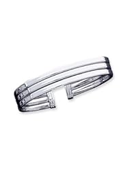 Sterling Silver Bangle Bracelet QB69"
