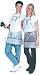 Scalpmaster Super Strong Vinyl Operator Apron, Tie String Clear (3030)