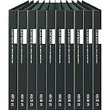 コクヨ　クリヤーブック（替紙式１０冊パック）　Ａ４縦　替紙式１５枚ポケット３０穴　黒 　CﾋﾞTP-CB-815NDX10の画像