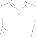 Classic Christmas Holiday Party Snowflake Pendant Necklace For Women Teen Polished .925 Sterling Silver Leverback