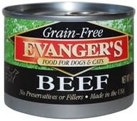 Evangers Grain Free 100 Beef Can Pet Food 24 Pack