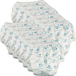 2 in 1 Waterproof PUL Training Pants by Potty Scotty 12 Pack