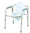 Folding Steel Commode -