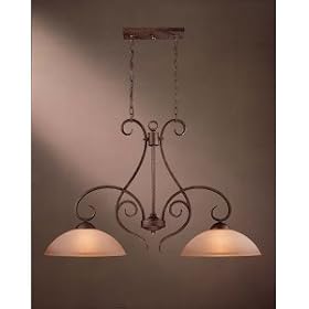 Minka Lavery Caspian 732-355 Round (26H x 42W) Pool Table 2 Light 200w Pendant in Golden... by Minka