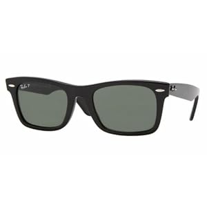 Ray-Ban Mens RB2151 Polarized Wayfarer Square Sunglasses