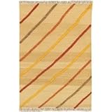 2' x 3' Flat-weaved Traditional Rug New Zealand Wool by Chandra Rugs