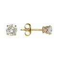 10K Yellow Gold Stud Earrings
