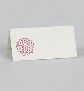 10 Personalise Your Own Pink Heart Place Cards