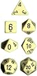 Chessex Dice: Polyhedral 7-Die Opaque Dice Set - Ivory with Black