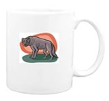31o8hDrI4rL. SL160  Mug with nature, environment, hyena, savannah, fauna, animal