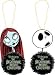 Neca Nightmare Before Christmas Hanging Heads with Wreaths Set of 2