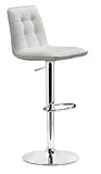 Zuo Oxygen Barstool, White