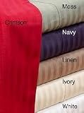 320 Stripe Moss Full Sheet Set