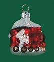 Mini Santa Train 2" Ornament - set of 12