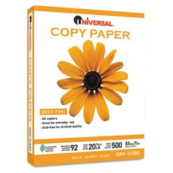 Universal 21200 500-Sheet Bulk Multipurpose Copy Paper (White)