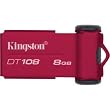Kingston DataTraveler 108 8 GB Flash Drive DT108/8GBZ