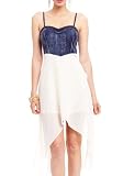 2B Chambray High Low Chiffon Dress