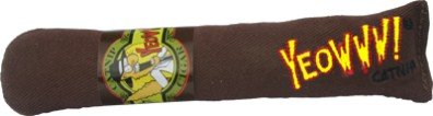 Yeowww! 100% Organic Catnip Toy, Brown Cigar