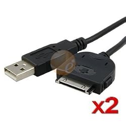 2 LOT DATA USB CHARGER CABLE CORD FOR APPLE IPHONE 3G