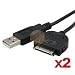 2 LOT DATA USB CHARGER CABLE CORD FOR APPLE IPHONE 3G